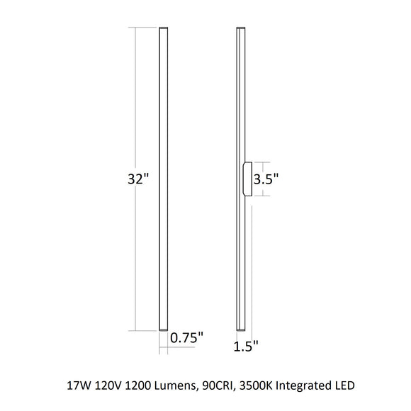 Fino LED Bathroom Vanity Light