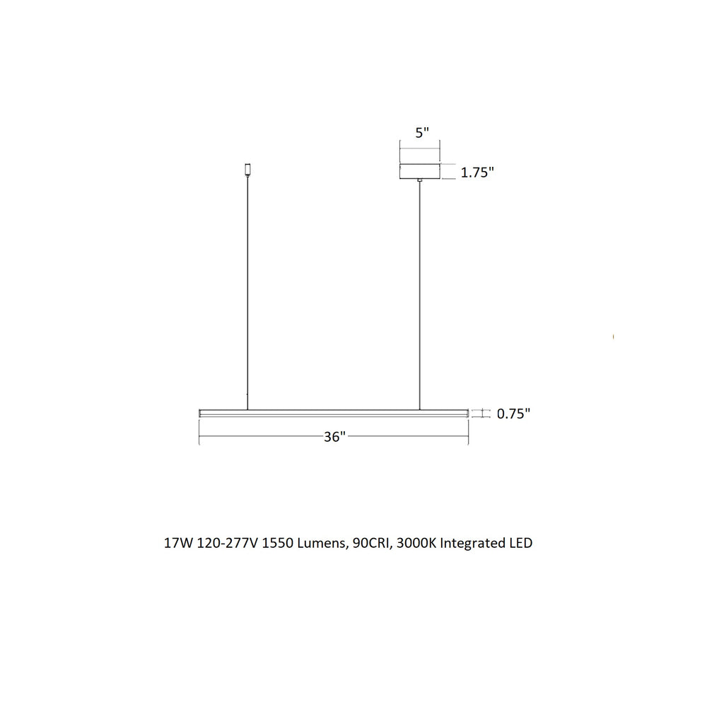 Fino Linear Pendant Light