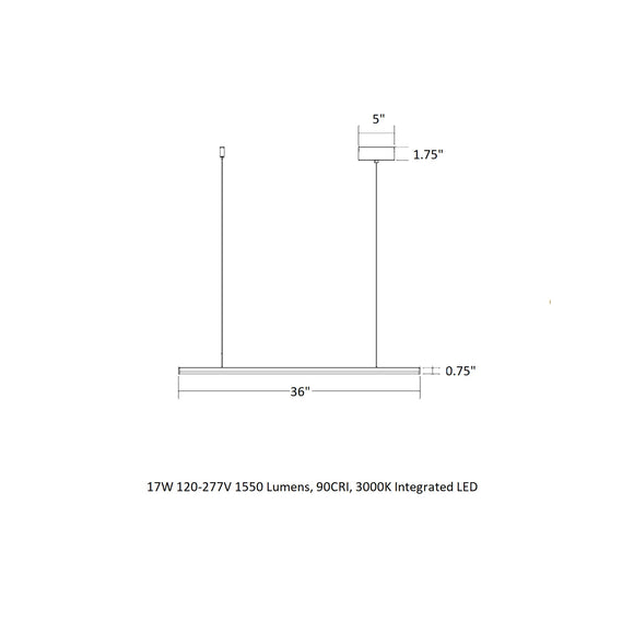 Fino Linear Pendant Light