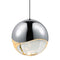 Grapes LED 1-Light Pendant Light  option Chrome with Clear Glass