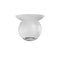 Hemisphere Flush Mount  option Textured White