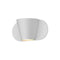 Kaliko Outdoor LED Wall Sconce  option Textured White