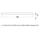 Lithe Two-Sided LED Wall Sconce
