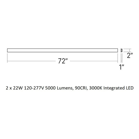Lithe Two-Sided LED Wall Sconce
