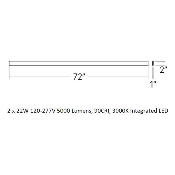 Lithe Two-Sided LED Wall Sconce