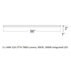 Lithe Two-Sided LED Wall Sconce