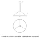 Luna Round LED Pendant Light