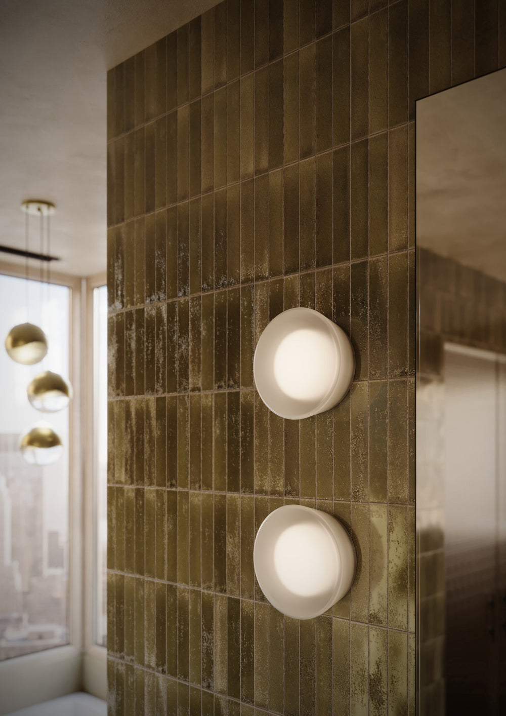 Mist Round LED Wall Sconce/Flush Mount