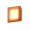 Mist Square LED Wall Sconce  option Amber