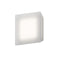 Mist Square LED Wall Sconce  option Clear