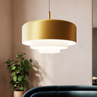 Modern Tiers Flat LED Pendant Light