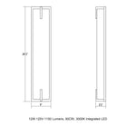 New Edge LED Bathroom Vanity Light