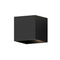 QB Outdoor LED Wall Sconce  option Textured Black