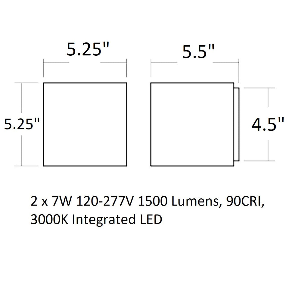 QB Outdoor LED Wall Sconce
