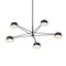 Ray LED Chandelier  option 5 Lights