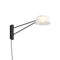 Ray LED Wall Sconce  option Opal White / Satin Black