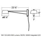 Ray LED Wall Sconce