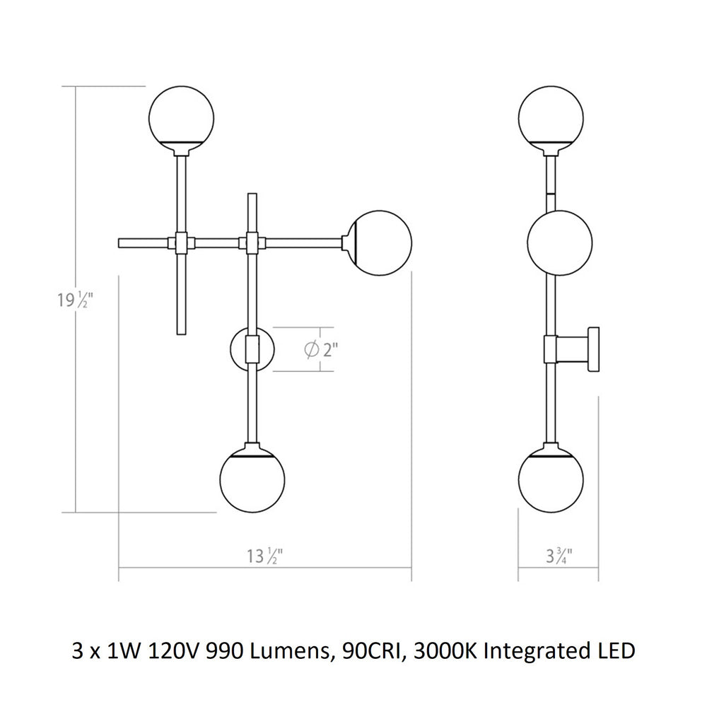 Sabon LED Wall Sconce