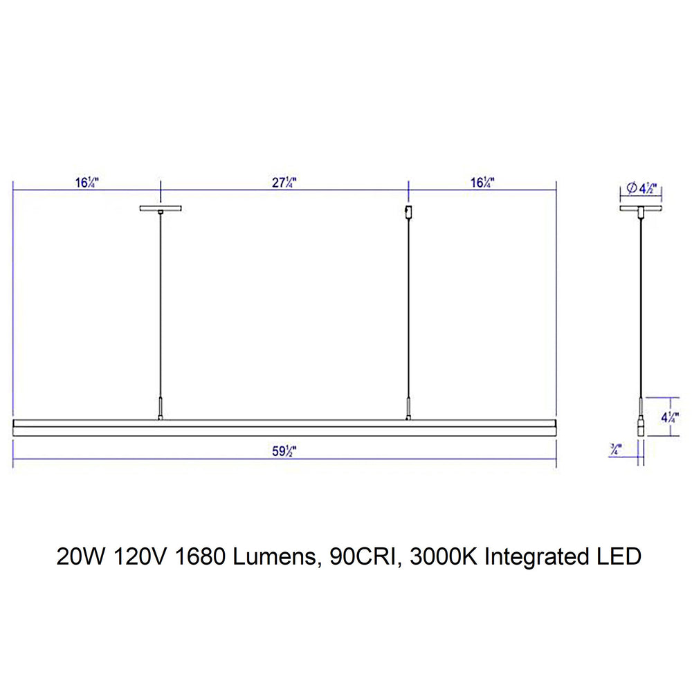 Stiletto Pendant Light