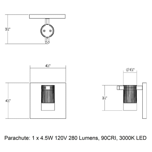 Suspenders Cylinder Wall Light