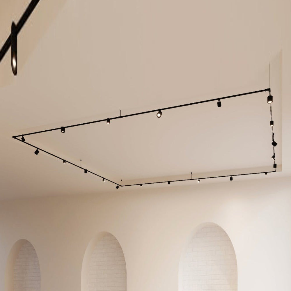 Suspenders 1-Tier Path Square Multi Light Pendant Light