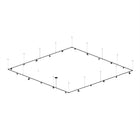 Suspenders 1-Tier Path Square Multi Light Pendant Light