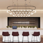 Suspenders 3-Bar Path Racetrack Multi Light Pendant Light