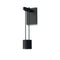 Suspenders Wall Light with Suspended Cylinder Luminaire  option Flood Lens