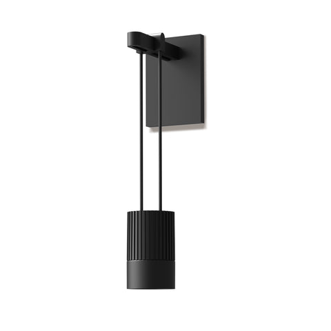 Suspenders Wall Light with Suspended Cylinder Luminaire