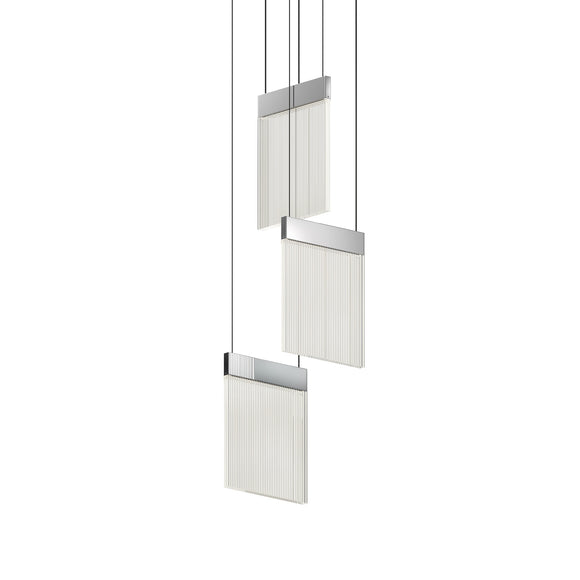 V Panels Multi-Light LED Pendant Light
