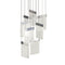 V Panels Multi-Light LED Pendant Light  option 8 Lights Standard
