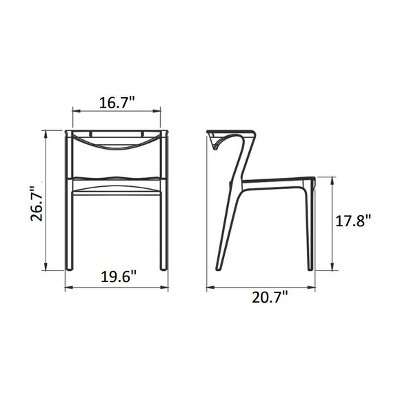 Duda Outdoor Dining Chair