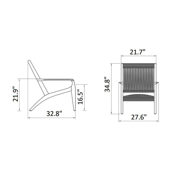 Gisele Outdoor Lounge Chair
