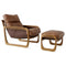 Pitu Chaise Lounge Chair  option Matching Ottoman