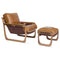 Pitu Chaise Lounge Chair  option Matching Ottoman