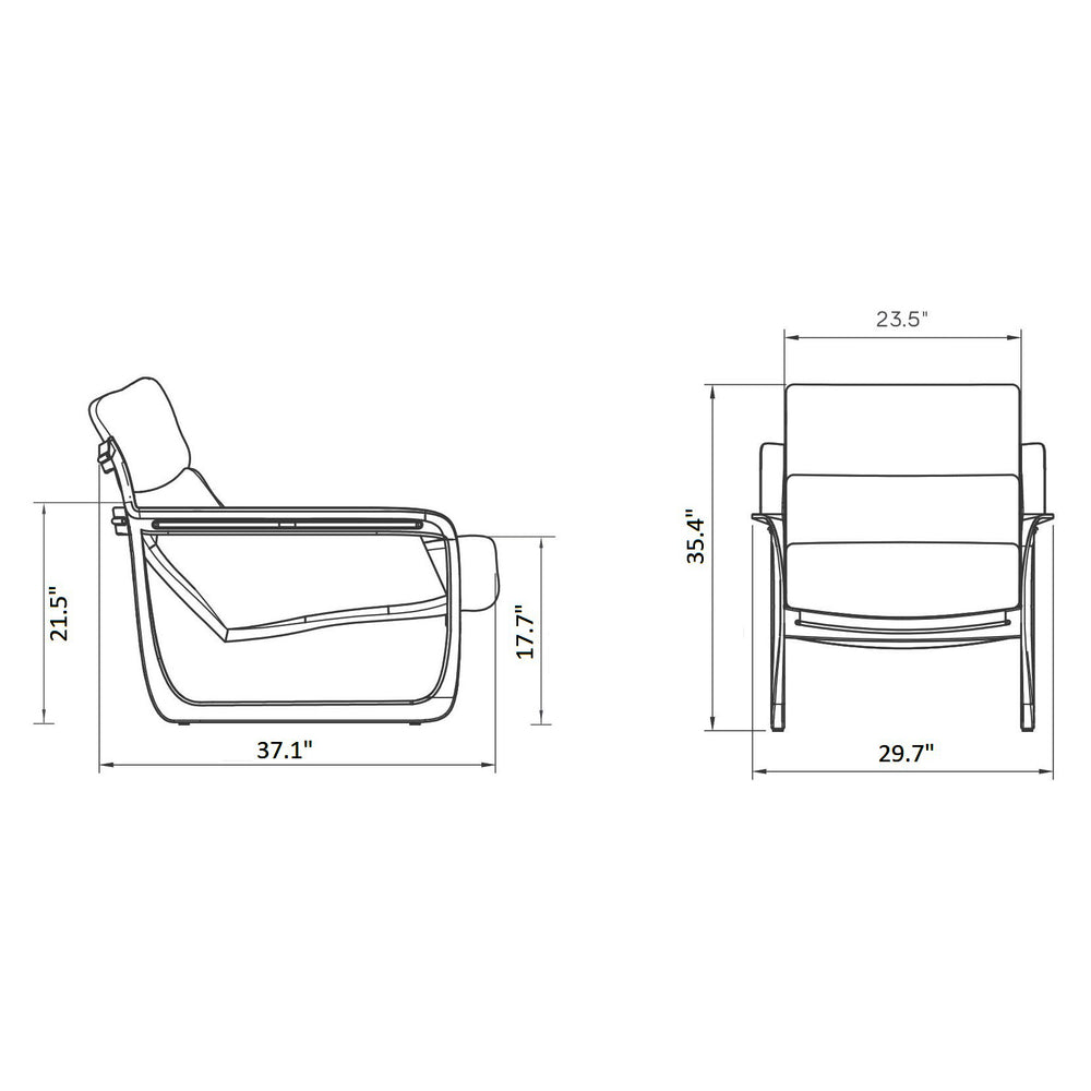 Pitu Chaise Lounge Chair