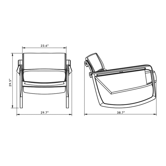 Pitu Chaise Rocking Chair