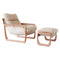 Pitu Lounge chair  option Matching Ottoman
