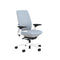 Amia Office Chair  option Era Blue Nickel / Seagull