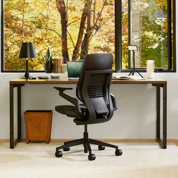  Steelcase Gesture Office Chair - Ergonomic Work Chair with  Wheels for Carpet - Comfortable Office Chair - Intuitive-to-Adjust Chairs  for Desk - 360-Degree Arms - Wasabi Green Fabric : Home & Kitchen
