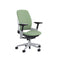 Leap Office Chair  option Billiard Olivine / Platinum Solid