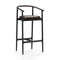 Charlie Bar Stool  option Newcastle Dark Brown New 25 Leather