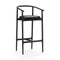 Charlie Bar Stool  option Newcastle Green New 35 Leather