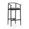Charlie Bar Stool  option Black Oak