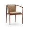 Charlie Dining Chair  option Bellagio 2 Cream 8805 Leather