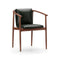 Charlie Dining Chair  option Newcastle Green New 35 Leather