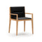 Jona Dining Armchair  option Milano Black 2522 Leather