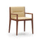 Jona Dining Armchair  option Natural Walnut