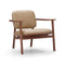 Marea Lounge Chair  option Bellagio 2 Cream 8805 Leather