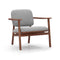 Marea Lounge Chair  option Divina Melange 120